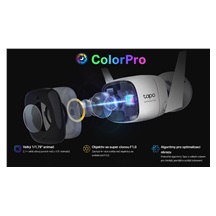 TP-Link Tapo C325WB Bullet Wi-Fi kamera, 4Mpx, 4.58mm, ColorPro