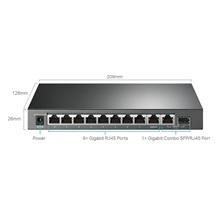 TP-Link TL-SG1210MPE Gigabitový Easy Smart PoE Switch