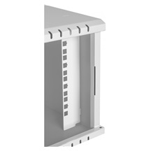LEXI-Net Basic Rozvaděč nástěnný 10" 4U 300mm, dveře sklo, šedý