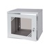 LEXI-Net Basic Rozvaděč nástěnný 19" 9U 520x450, dveře sklo, šedý