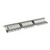 Solarix 19" patch panel Solarix 24xRJ45 CAT5E STP s vyvazovací lištou 0,5U SX24HD-5E-STP-SL