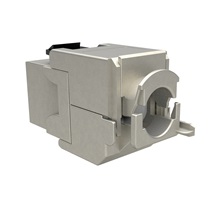 Solarix MULTIPACK 24 ks - samořezný keystone Solarix CAT5E STP SXKJ-5E-STP-BK-SA