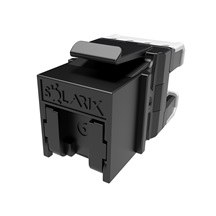 Solarix Rychlozařezávací keystone Solarix CAT6 UTP SXKJ-6-UTP-BK-NA Component Level a 4PPoE certifikace