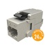 Solarix MULTIPACK 24 ks - samořezný keystone Solarix CAT6 STP SXKJ-6-STP-BK-SA