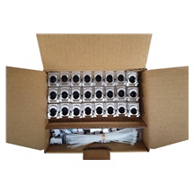 Solarix MULTIPACK 24 ks - samořezný keystone Solarix CAT6 STP SXKJ-6-STP-BK-SA