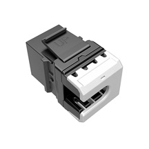 Solarix MULTIPACK 24 ks - rychlozařezávací keystone Solarix CAT6 UTP SXKJ-6-UTP-BK-NA Component Level a 4PPoE certifikace