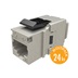 Solarix MULTIPACK 24 ks - rychlozařezávací keystone Solarix CAT6 STP SXKJ-6-STP-BK-NA