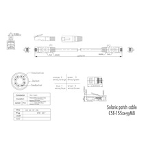 Solarix Patch kabel CAT5E UTP PVC 7m šedý non-snag-proof C5E-155GY-7MB