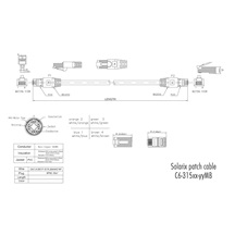 Solarix Patch kabel CAT6 SFTP PVC 7m modrý snag-proof C6-315BU-7MB
