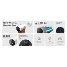 TP-Link Tapo C425, Chytrá bezdrátová bezpečnostní kamera, 4 pack