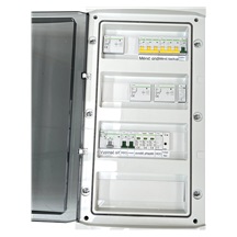 Elektrický rozvaděč FV3AC40CS25AB. 3-fázový, AC, 10KW, automatický přepínač sítě a zálohy