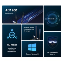 MERCUSYS MA30E Wi-Fi a Bluetooth PCI Express adaptér