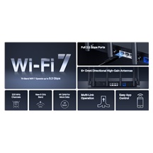 MERCUSYS MR47BE Tri-Band Wi-Fi 7 Router