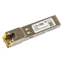 MikroTik SFP 10/100/1000M metalický modul S-RJ01, RJ-45, 100m, 1.25Gbps