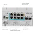 MikroTik CSS610-1Gi-7R-2S+OUT, netPower Lite 7R reverzní switch