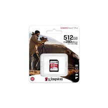 Kingston SDXC karta 512GB Canvas React Plus, UHS-II, U3, V60, R:280/W:150MB/s