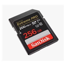 SanDisk SDXC karta 256GB Extreme PRO (200 MB/s Class 10, UHS-I U3 V30)