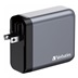 VERBATIM GaN Nabíječka do sítě GNC-100, 100W, 3x USB-C, 1x USB
