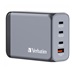 VERBATIM GaN Nabíječka do sítě GNC-240, 240W, 3x USB-C, 1x USB