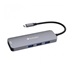 VERBATIM Hub USB-C Pro Multiport 8 Port, 3x USB 3.2, 1x USB-C, 2xHDMI, microSD/SD, šedá