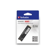 VERBATIM SSD Vi3000 Internal PCIe NVMe M.2 SSD 1TB , W 3000/ R 3300 MB/s