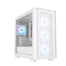 ASUS case A21 PLUS, Mini Tower, průhledná bočnice, 4x 120mm ARGB Fan, bílá