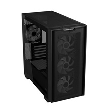 ASUS case A21 PLUS, Mini Tower, průhledná bočnice, 4x 120mm ARGB Fan, černá