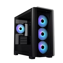 ASUS case A23 PLUS TG ARGB, Mini Tower, průhledná bočnice, 4x120mm ARGB Fan, černá