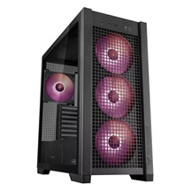 ASUS case TUF GAMING CASE (GT302) TG, Mid Tower, 4x 140mm ARGB Fan, černá