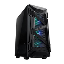 ASUS case TUF GAMING GT301 BLACK AURA, ATX Tower, černá, bez zdroje