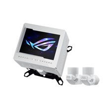 ASUS vodní blok CPU ROG RYUJIN III WB, 3.5" LCD displej, bílá