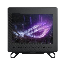 ASUS vodní blok CPU ROG RYUJIN III WB, 3.5" LCD displej, černá
