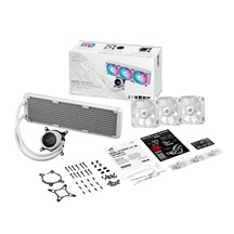 ASUS vodní chladič CPU AIO ROG STRIX LC III 360 ARGB WHITE, 3x120mm, LGA1851, AM5