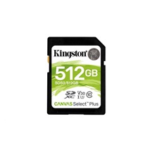 Kingston SDXC karta 512GB Canvas Select Plus (SDC) 100R 85W Class 10 UHS-I