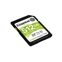 Kingston SDXC karta 512GB Canvas Select Plus (SDC) 100R 85W Class 10 UHS-I