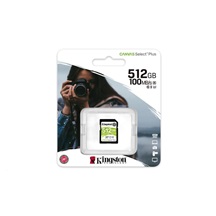 Kingston SDXC karta 512GB Canvas Select Plus (SDC) 100R 85W Class 10 UHS-I