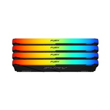 KINGSTON DIMM DDR4 32GB (Kit of 4) 3600MT/s CL17 FURY Beast RGB, XMP