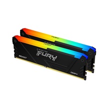 KINGSTON DIMM DDR4 64GB (Kit of 2) 3200MT/s CL16 FURY Beast RGB, XMP