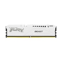 KINGSTON DIMM DDR5 16GB 5200MT/s CL40 FURY Beast Bílá XMP