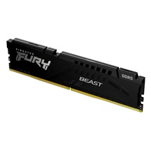 KINGSTON DIMM DDR5 16GB 6400MT/s CL32 ECC FURY Beast XMP Černá