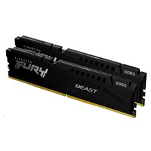 KINGSTON DIMM DDR5 64GB (Kit of 2) 5200MT/s CL40 FURY Beast Černá