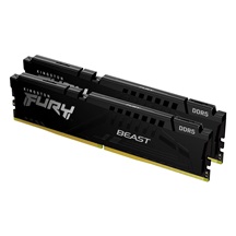 KINGSTON DIMM DDR5 64GB (Kit of 2) 6000MT/s CL30 ECC FURY Beast XMP Černá