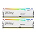 KINGSTON DIMM DDR5 64GB (Kit of 2) 6000MT/s CL30 Non-ECC FURY Beast RGB EXPO, Bílá
