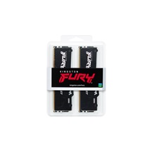 KINGSTON DIMM DDR5 64GB (Kit of 2) 6000MT/s CL30 Non-ECC FURY Beast RGB EXPO, Černá