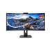 Philips MT VA LED 34" 346P1CRH/00 - VA panel, 3440x1440, HDMI, DP, USB-C, RJ45, repro, zakriven, webcam, nast vyska