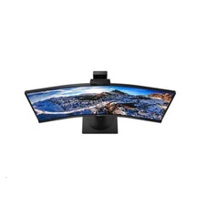 Philips MT VA LED 34" 346P1CRH/00 - VA panel, 3440x1440, HDMI, DP, USB-C, RJ45, repro, zakriven, webcam, nast vyska
