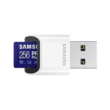 Samsung micro SDXC karta 256GB PRO Plus + USB adaptér