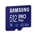 Samsung micro SDXC karta 512GB PRO Plus + SD adaptér
