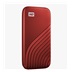 SanDisk WD My Passport SSD externí 500GB , USB-C 3.2 ,1050/1000MB/s R/W PC & Mac ,Red