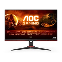 AOC MT VA LCD WLED 27" Q27G2E/BK - VA panel, 2560x1440, 1ms, 155Hz, 2xHDMI, DP